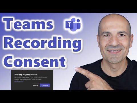 How to enable participant agreement for recording and transcription in Teams