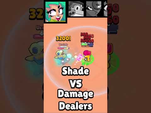 Shade 1v1 VS All Damage Dealers #brawlstars