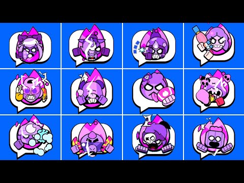 All 55 Hypercharge Animated Pins | Brawl Stars