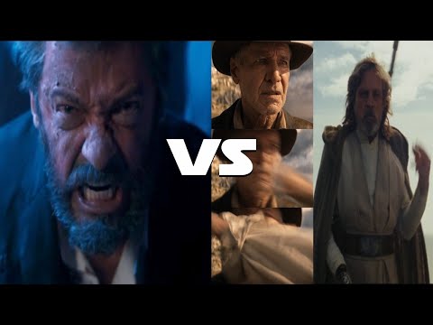 The Last Jedi vs Logan: How to (Not) Retire a Hero (featuring Dial of Destiny)