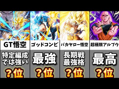 【ドッカンバトル】10周年極限キャラクター最強ランキング【比較】