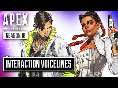 *NEW* LOBA CRYPTO and REVENANT Interaction Voicelines - Apex Legends Season 18 Event