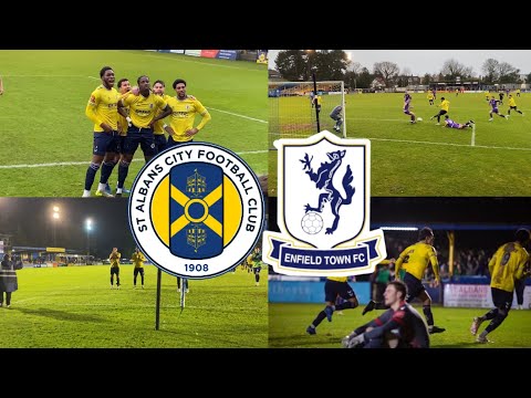 SAINTS WIN CRUCIAL RELEGATION SIX-POINTER ON NEW YEARS DAY! | ST ALBANS CITY VS ENFIELD TOWN VLOG