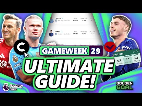 THE ULTIMATE GUIDE FOR FPL GAMEWEEK 29! 📈 | Fantasy Premier League 24/25 Strategy and Tips