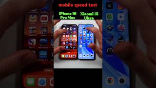 💀📲iPhone 16 Pro Max vs Xiaomi 15 Ultra Speed Test💀📲