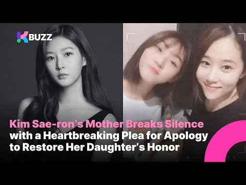 Kim Sae-ron’s Mother Breaks Silence with a Heartbreaking Plea to Restore Her Daughter’s Honor