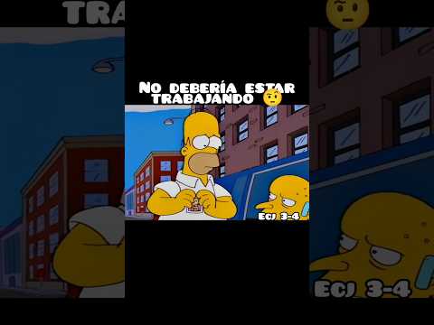 Homero Fuera del Trabajo 🤣 #thesimpsons #funny #humor #shorts #shortsfeed #shortsviral