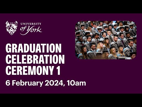 Ceremony 1 Graduation Livestream: 6 February 2024, 10am