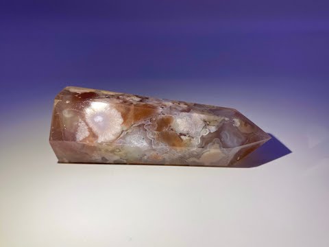 Sakura Agate Crystal Tower/Healing Crystal from Madagascar