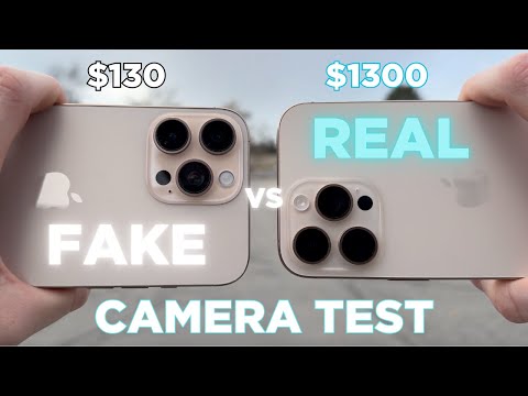 Fake iPhone 16 Pro max Vs Real iPhone 16 pro max Camera comparison