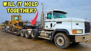 AUCTION Lowboy Trailer Bought Sight Unseen! (Dimond or Dud??)