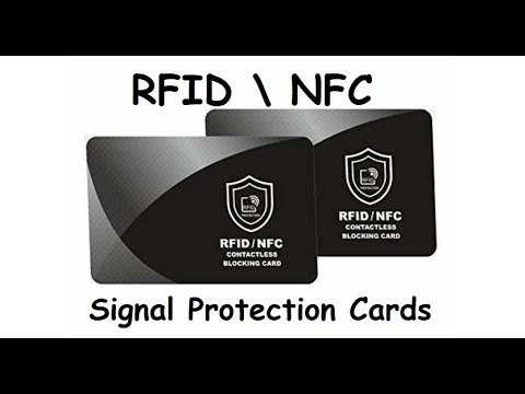 RFID / NFC Signal Protection Cards