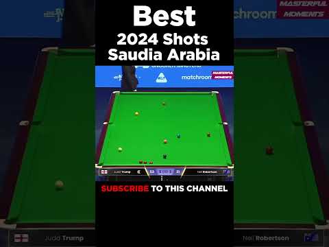 2024's Most ASTONISHING Saudi Arabia Snooker Masters Shots!  #snookerism #shorts #snooker #wst