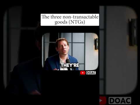 The three non-transactable goods (NTGs)