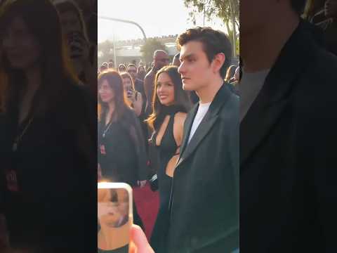 Olivia Rodrigo bringing her boyfriend Louis Partridge at Grammys 2025 #grammys #celebrity