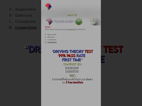 🚗📚 Driving Theory Test Attitude - Driving Competitively #theorytest #drivinglessons #drivingtips