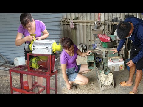 Repair Restoration Rice Huller. Restoration Complete Broken Rice Huller \ GENIUS GIRL