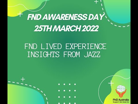 Jazz and Danielle FND Awareness Day 25 Mar 22