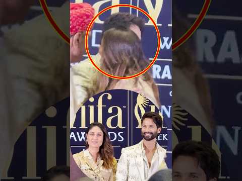 #kareenakapoorkhan Touching Moment with #shahidkapoor at IIFA Awards 2025 #bollywood  #bollywoodnews