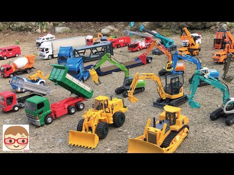 Excavator videos for children | Trucks for children | Construction trucks for children |