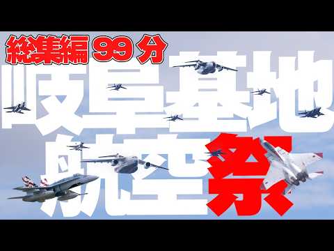 [総集編99分]F-15特別塗装機とF/A-18米軍機が熱かった岐阜基地航空祭2024