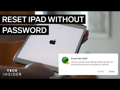 How To Reset iPad Without Password