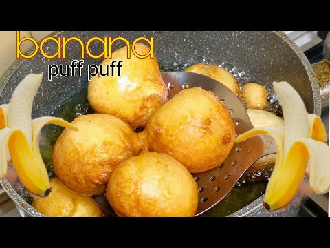 Homemade Banana Puff Puffs | Africa banana puff puff