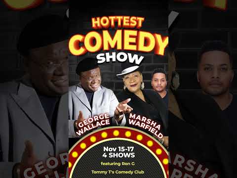 Comedian George Wallace, Marshall Warfield, and Ron G will be at Tommy T's Comedy Club in Oakland!