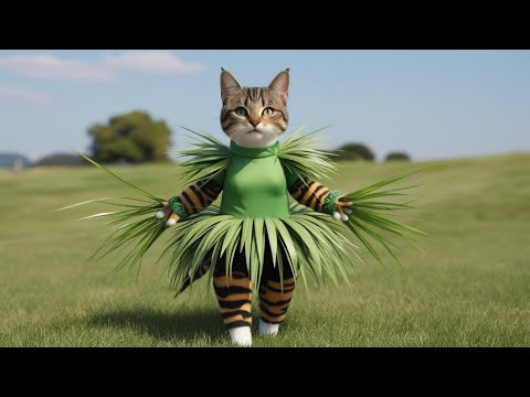 Jungle Adventures of the Tiny Hero Cat 🐱 | The Magical Forest Cat, #cat #kitten #cuteanimals #funny