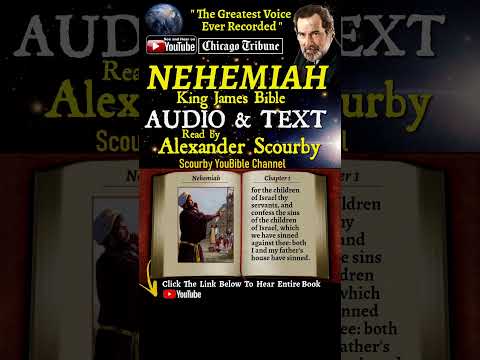 16~Book of Nehemiah | By A. Scourby | AUDIO & TEXT | God is Spirit, Truth & Love #youtubeshorts