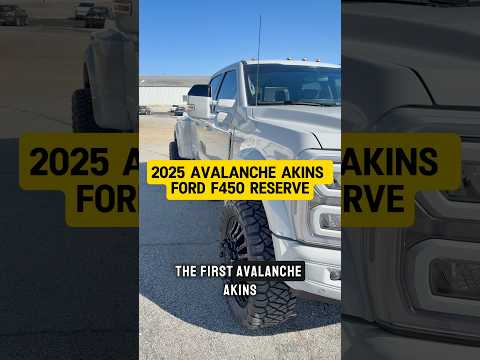 2025 Akins Ford F450 AVALANCHE 2.5” Leveled on 37s CUSTOM Super Duty