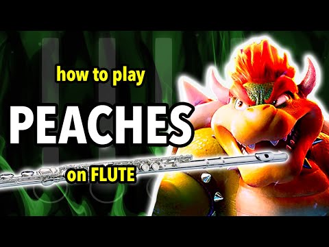 How to play Peaches on Flute | Flutorials