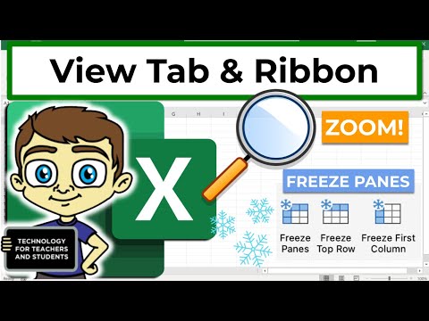 Excel View Tab and Ribbon in Depth