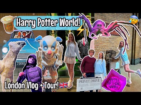 Come with me to HARRY POTTER WORLD!!🥹⚡️🧙🏻🚂 (Butterbeer, aragog, Hogwarts, death eaters💀🪄) OMG!!😭