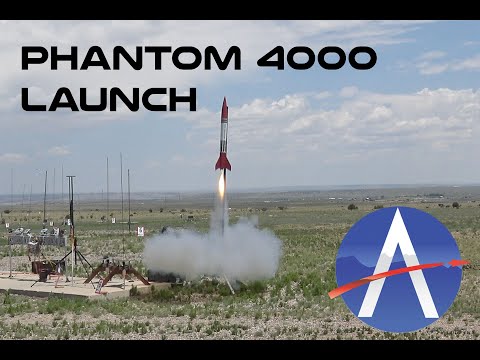 Phantom 4000 Model Rocket Launch