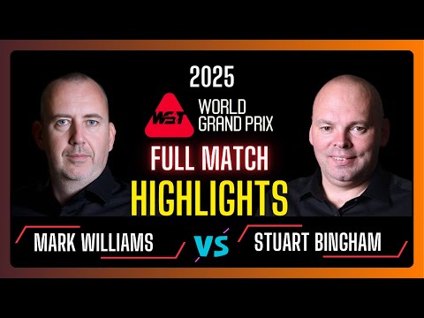 Mark Williams vs Stuart Bingham Full Highlights | World Grand Prix 2025 | #snooker2025 | #snooker