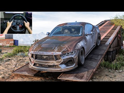 Rebuilding Ford Mustang GT 2024 (1869HP) Forza Horizon 5 Logitech G29 Stering Wheel Gameplay