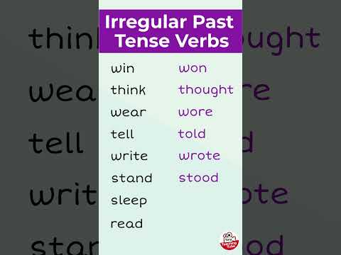 Irregular Past Tense Verb Grammar Quiz #Shorts #englishgrammer