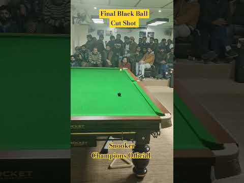 Final Black Cut Shot | Hottest Snooker Match Of The Tournament | Snooker Best Shot #finalblack #cut