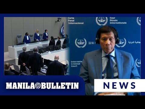 Duterte appears virtually at ICC; next hearing set on Sept. 23