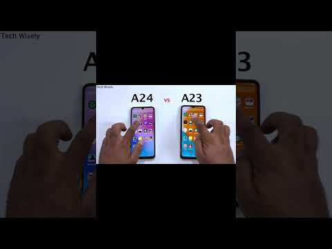 SAMSUNG A24 vs A23 #speed #test #samsung #a24 #vs #a23 #shorts #techwisely