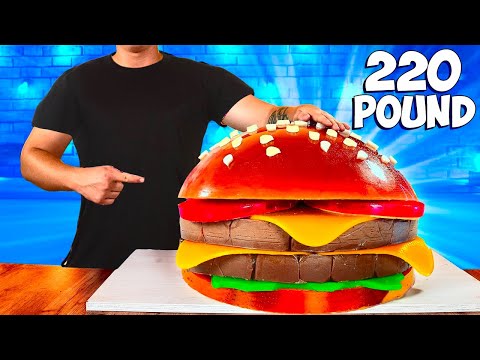 I Made A Giant 220-Pound Gummy Burger