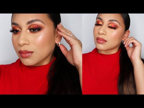 Fiery Eyeshadow Tutorial | Makeup Revolution Forever Flawless Fire Palette