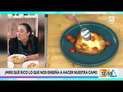 ¡Rápido, fácil y rico! Aprenda con Camila Chef a preparar huevos en masa philo | Tu Día | Canal 13