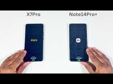 Poco X7 Pro vs Redmi Note 14 Pro Plus SpeedTest and Camera Comparison