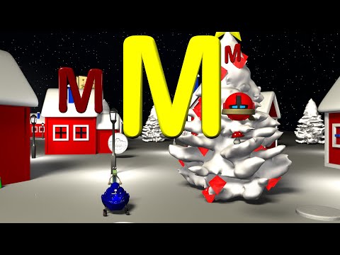 Learn the Letter M - 360° 3D VR Animated Kids Video