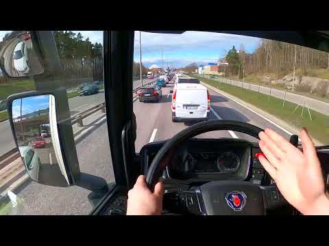 Scania R500 + Trailer Drive Vlog, to Uppsala 🔴Livestream commentary