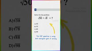 This SAT question is easy BUT everyone gets it wrong #satprep #digitalsat