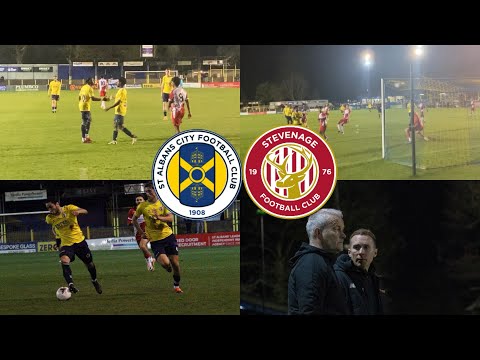 SAINTS BREEZE PAST STEVENAGE AND REACH SEMI FINALS! | ST ALBANS CITY VS STEVENAGE MATCH-DAY VLOG