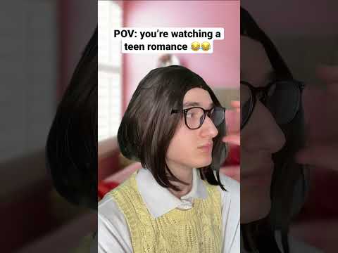 Cliché teen romance movies be like #shorts #funny #comedy